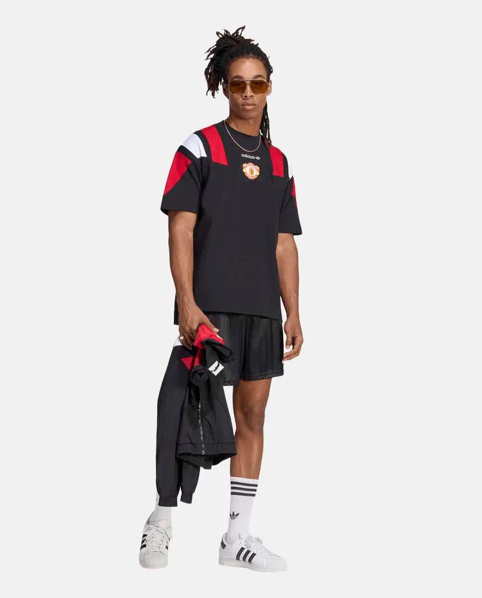 Мужская футболка, EQT Manchester United FC 2026-2027, adidas, черный — фото 4