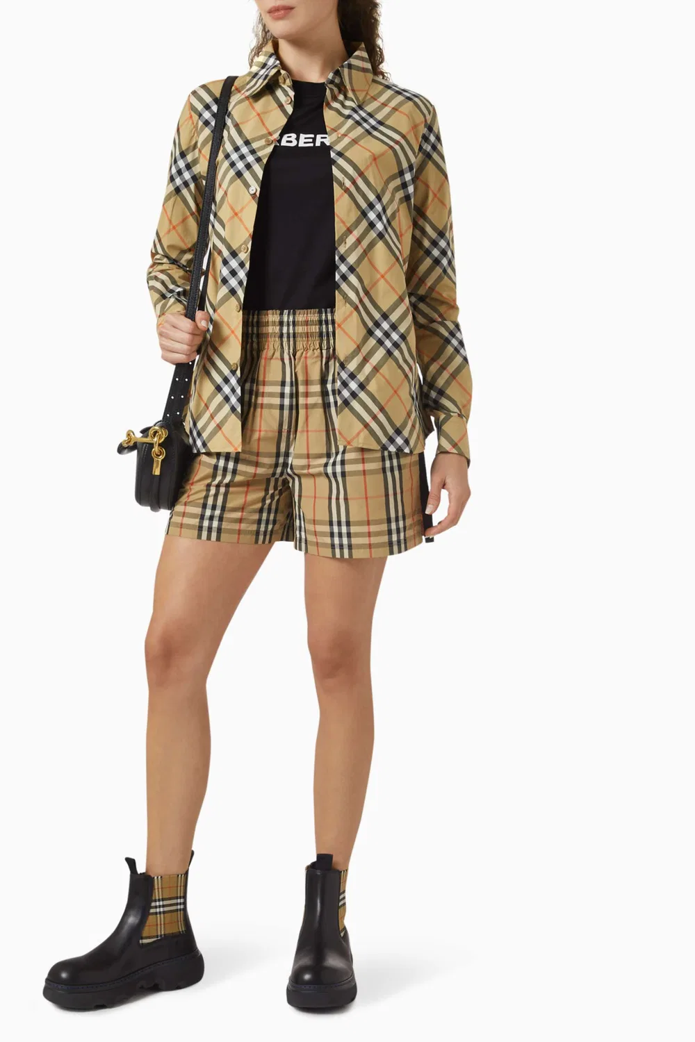 Шорты в клетку Audrey Check Burberry — фото 2