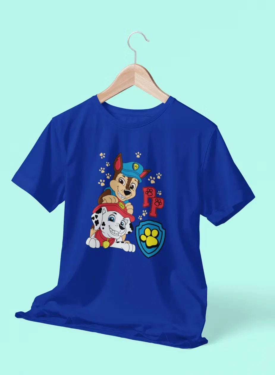 Футболка с принтом Paw Patrol Mighty Pups Rescue Team Zoom, синий