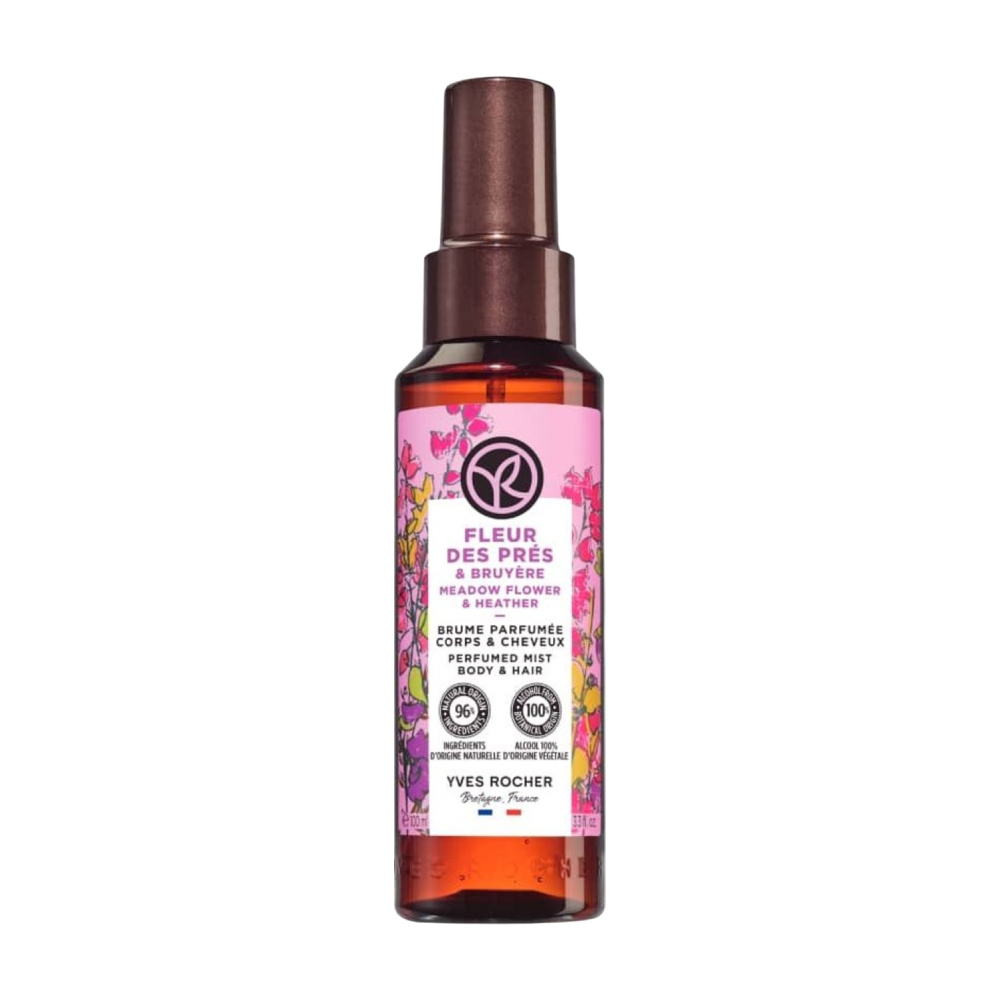 

Спрей для волос и тела Yves Rocher Meadow Flower & Heather, 100 мл