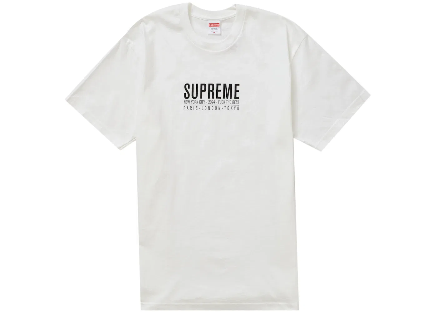 Мужская футболка с принтом Supreme, White