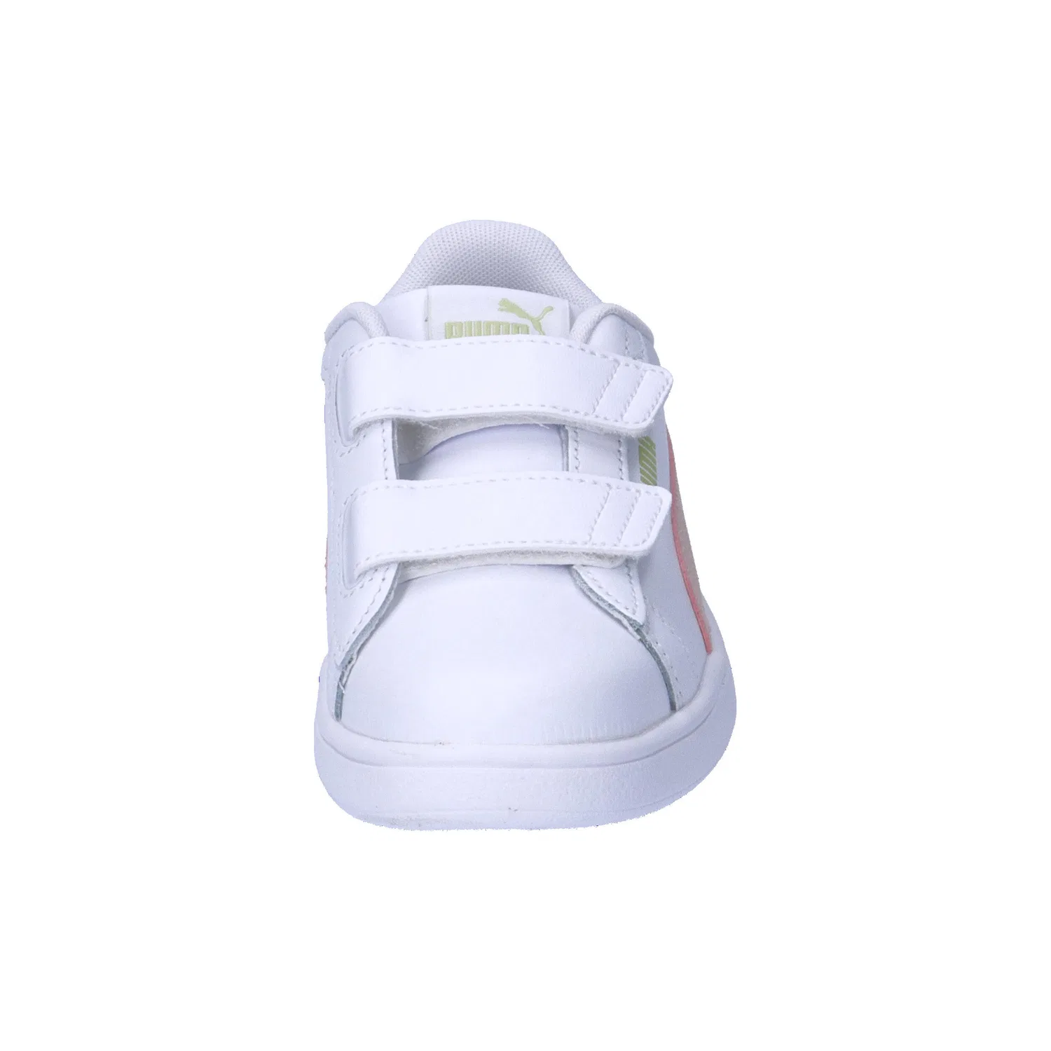 Детские кроссовки с кожаным верхом Smash 3.0 Puma, Weiß — фото 3