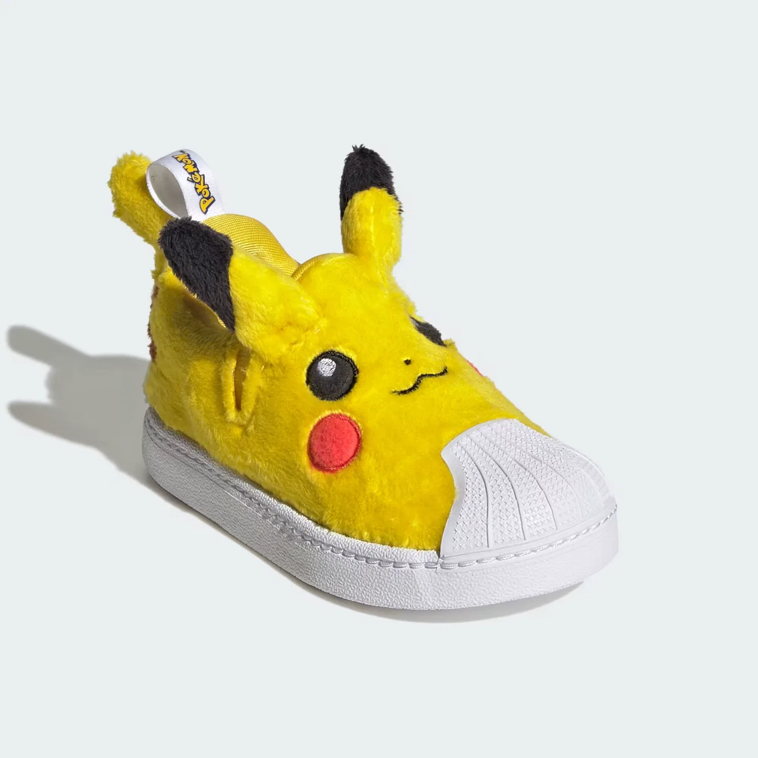 Детские кроссовки на резинке Pokémon SUPERSTAR QUICKON Adidas Originals, желтый/черный/белый — фото 4
