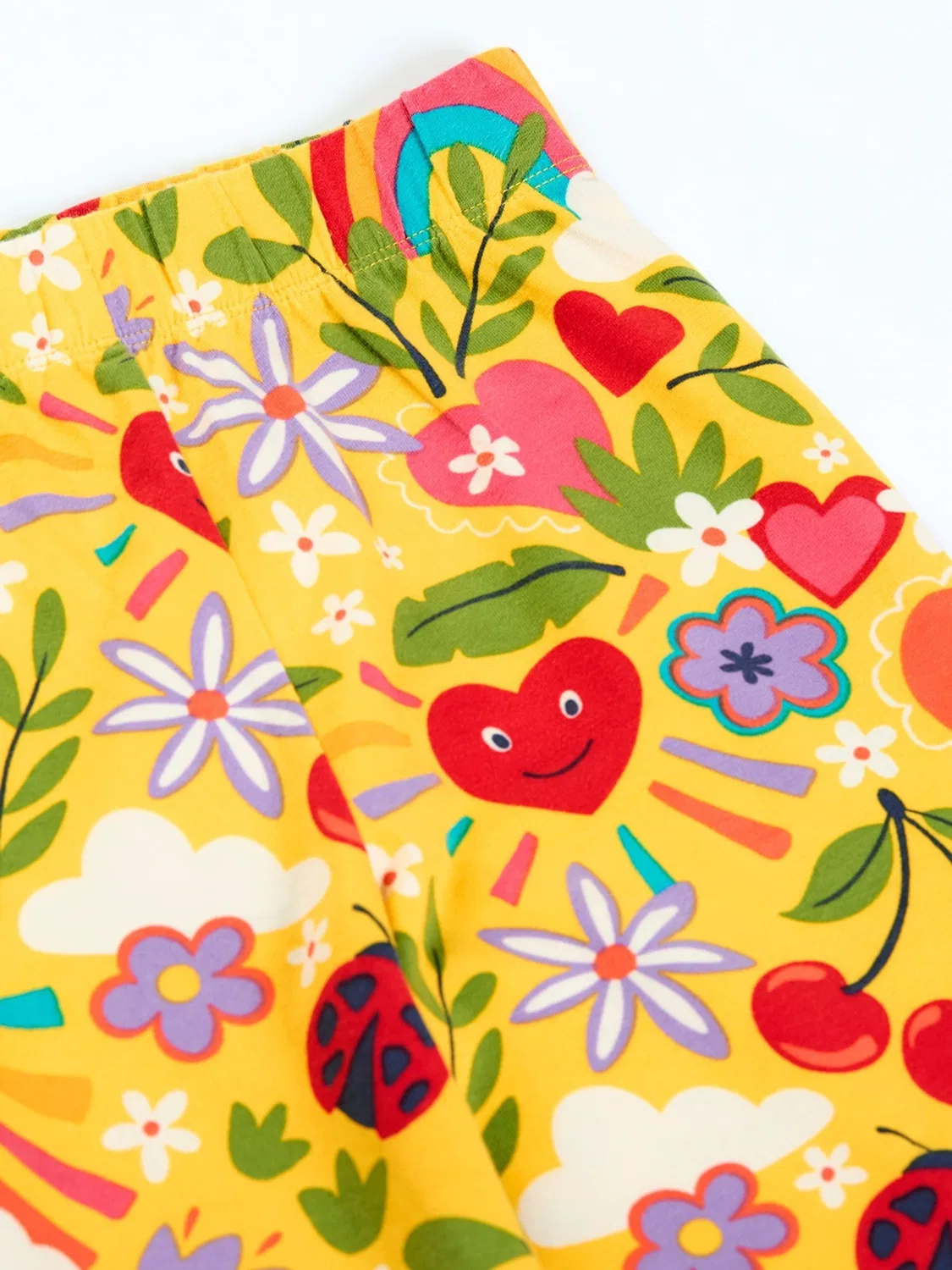 Штаны свободного кроя Frugi, желтые — фото 2