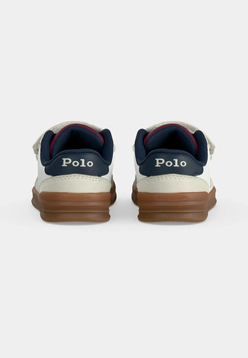 Холлис - детская обувь Polo Ralph Lauren, Paper White/Grey/Dark Red/Navy — фото 4