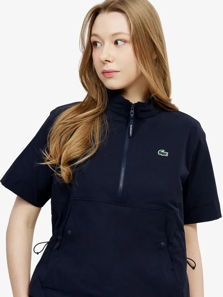 Куртка-анорак LACOSTE Woven Silhouette, Navy — фото 2