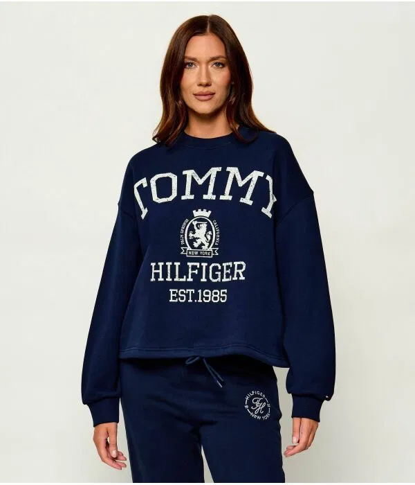 Женский пуловер оверсайз Tommy Hilfiger, Blu Marino