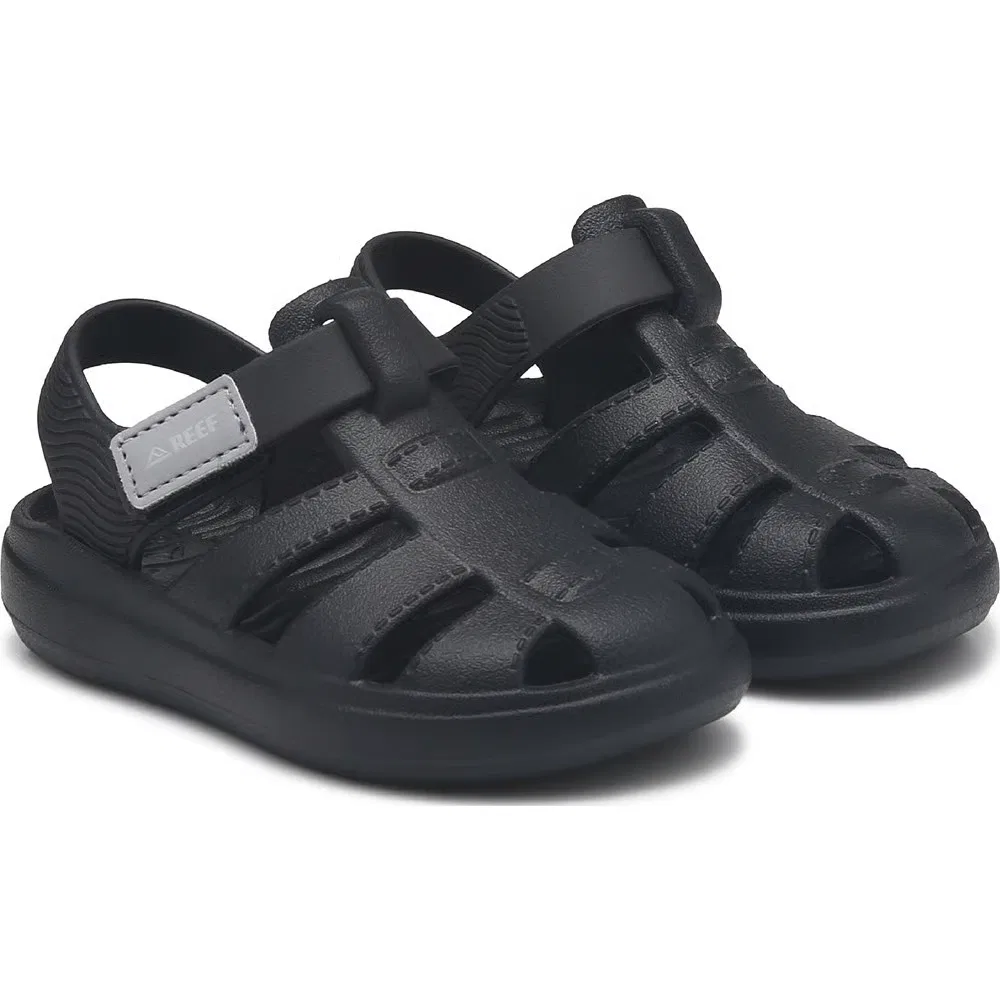 Детские пляжные сандалии для малышей Reef, Black/Grey Speckle