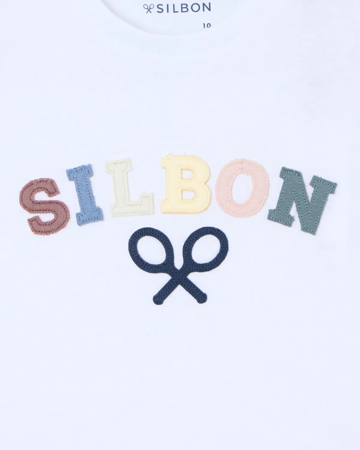 Детская футболка для мальчиков с принтом Silbon, Blanco — фото 2