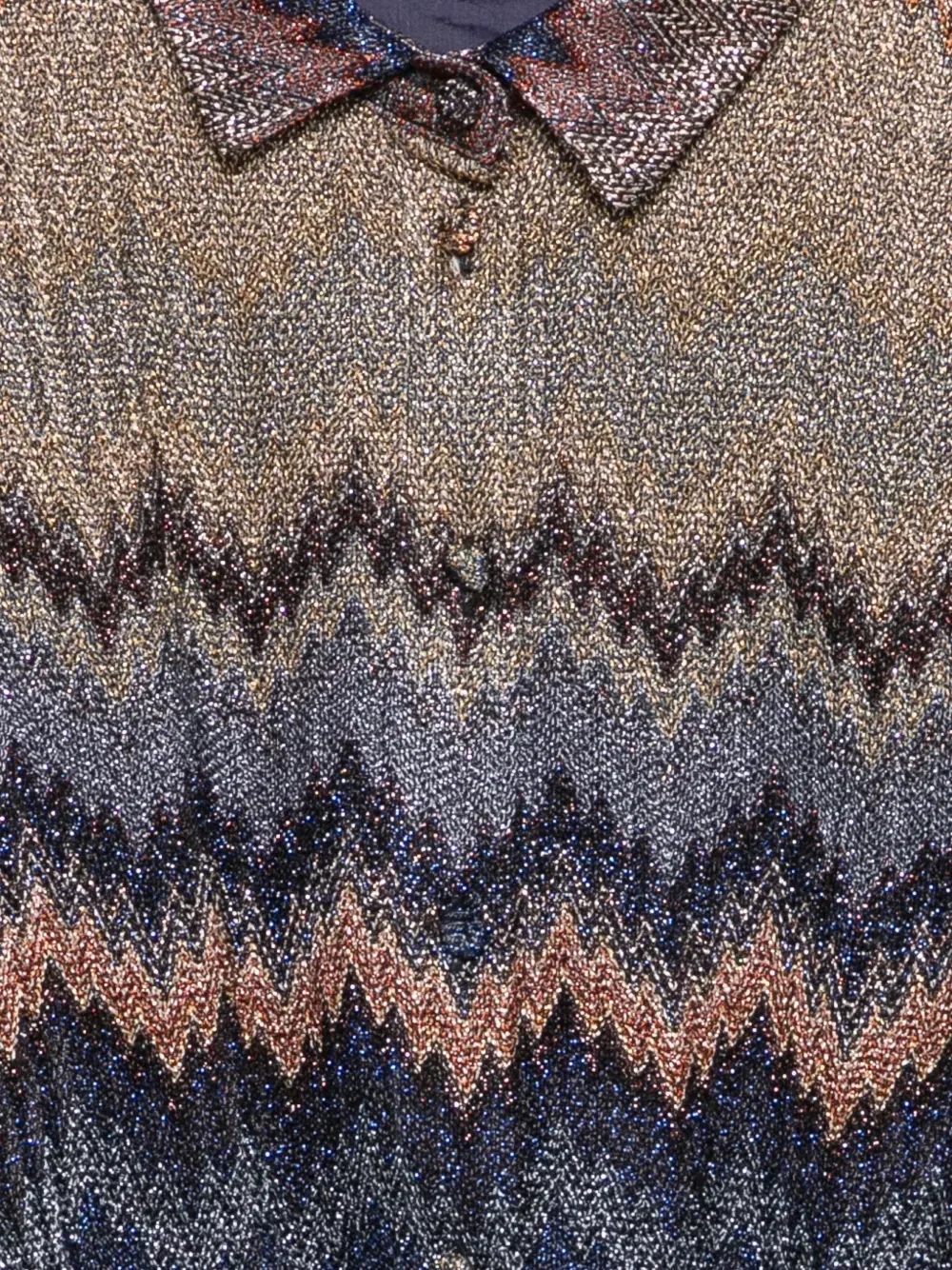 Рубашка на пуговицах Missoni Kids, синий — фото 3