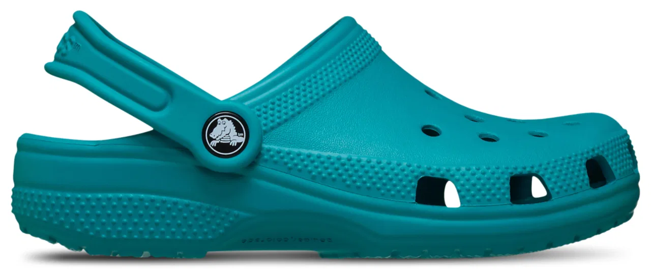 Мальчиковые сабо Classic Clogs Crocs, цвет Turbo Teal