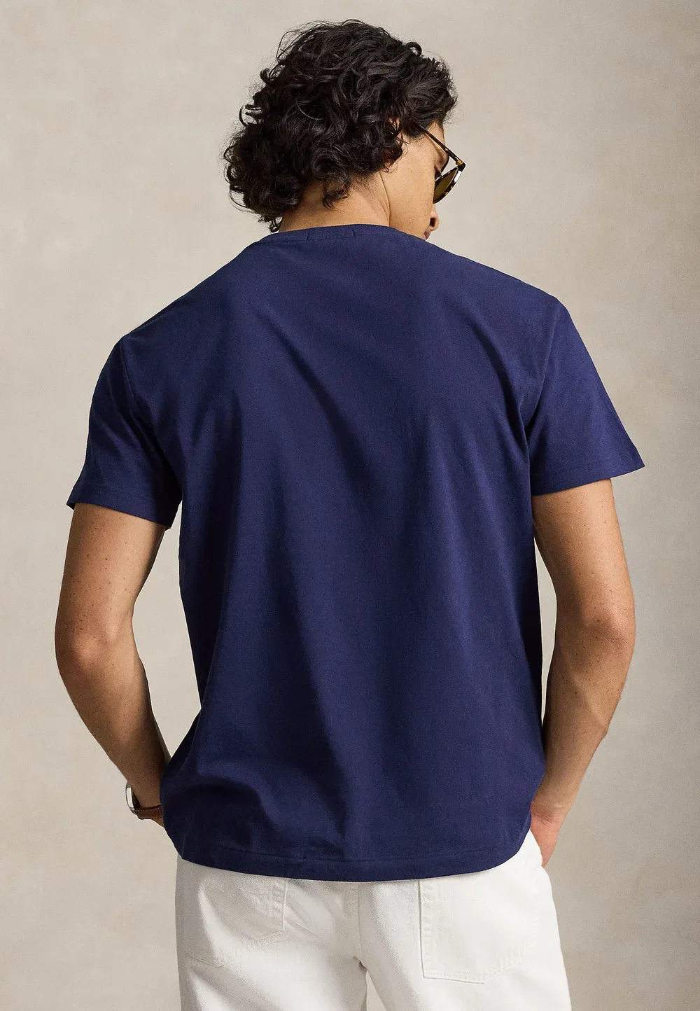 Классическая футболка с логотипом - футболка с принтом Polo Ralph Lauren, Newport Navy — фото 3