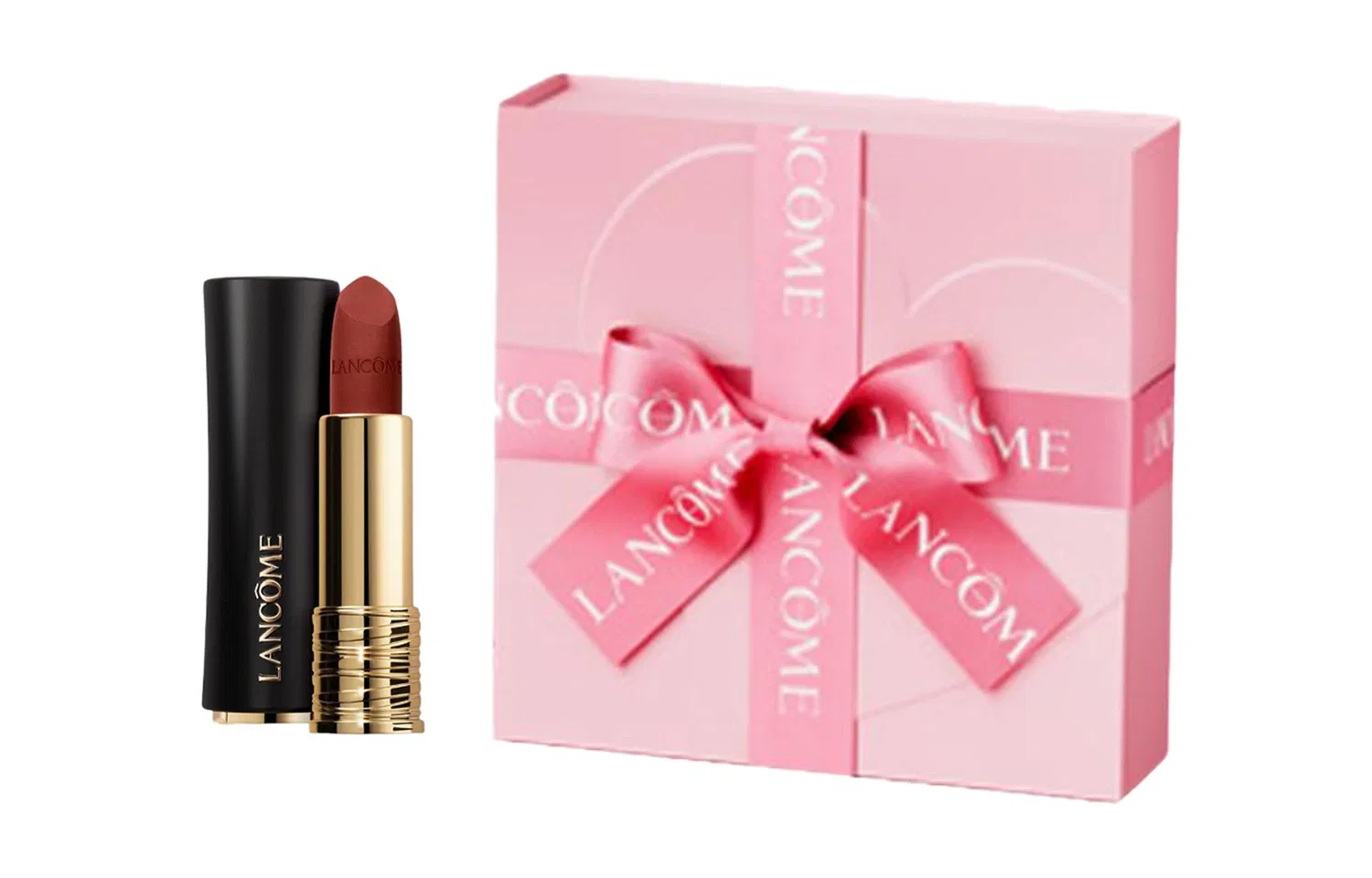 Женская матовая помада с длительным эффектом, оттенок #196 Cinnabar Orange, LANCOME
