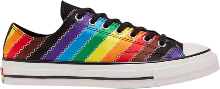 

Кроссовки Converse Chuck 70 Low Pride - Rainbow, разноцветный, Черный, Кроссовки Converse Chuck 70 Low Pride - Rainbow, разноцветный