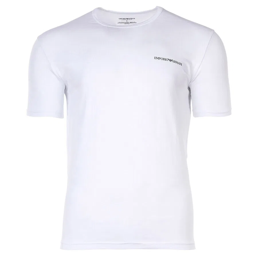 Футболка Emporio Armani черного и белого цвета — фото 3
