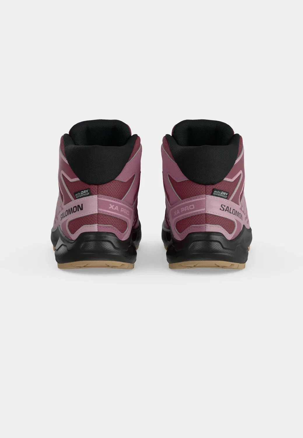 Водонепроницаемые унисекс походные ботинки Xa Pro Mid Salomon, Nocturne/Dusky Orchid/Black — фото 4