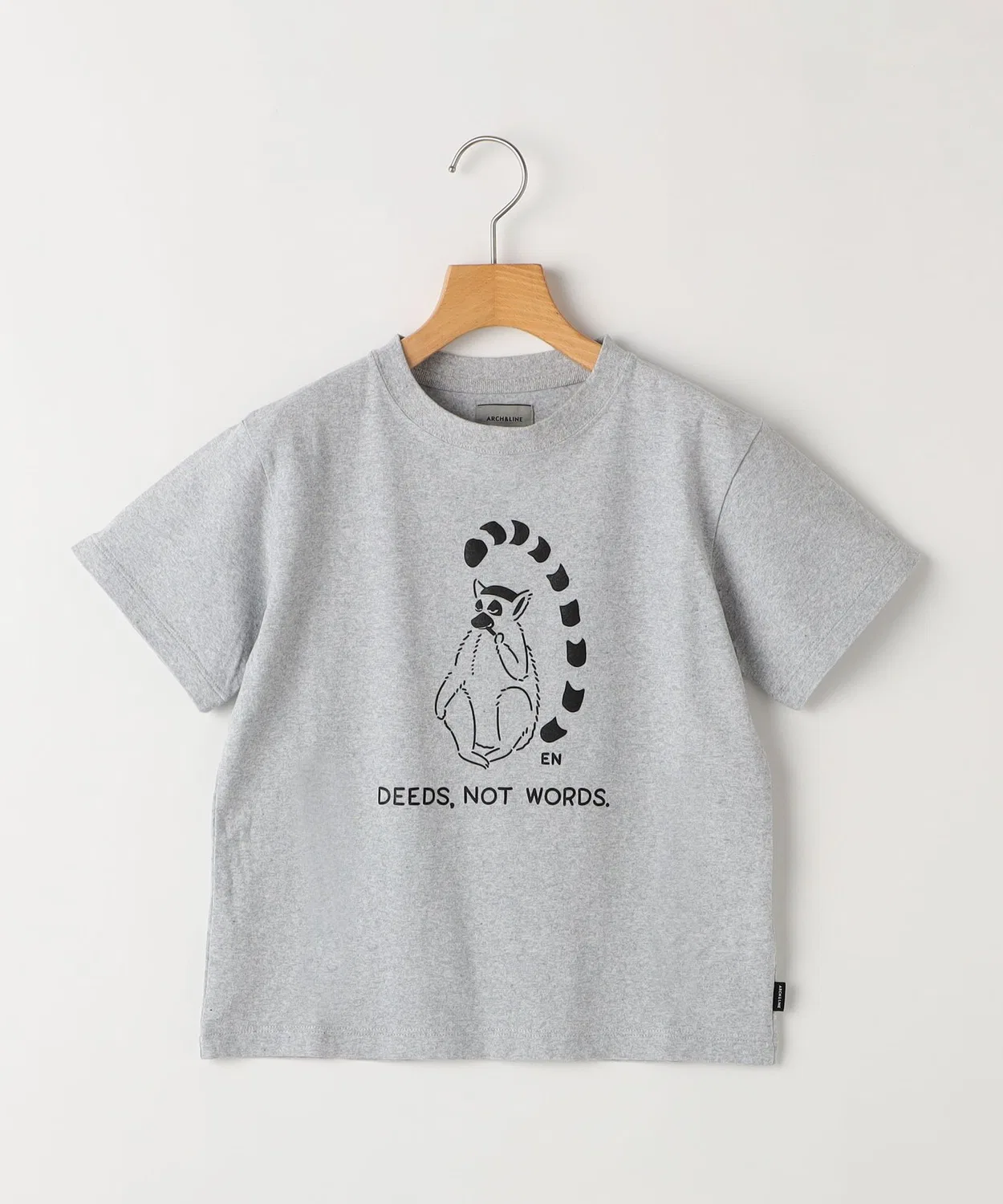 SHIPS Детская футболка с принтом животных ARCH&LINE, Light Grey