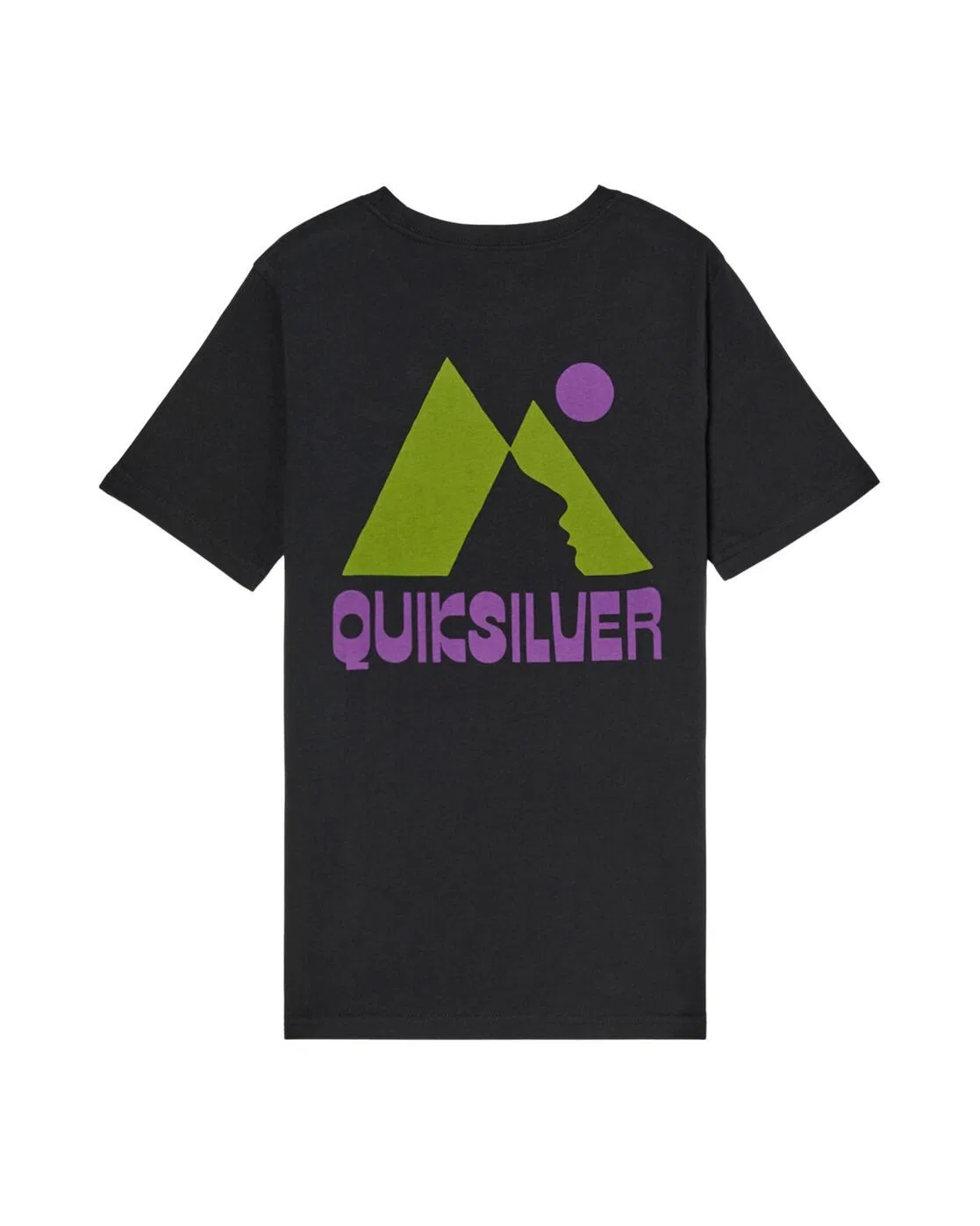 Детская футболка с круглым вырезом PEAK Quiksilver, Schwarz — фото 2