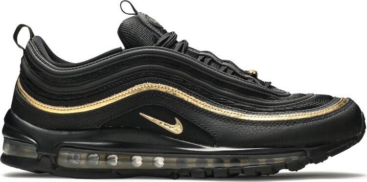 

Кроссовки Nike Air Max 97 'Black Metallic Gold', черный