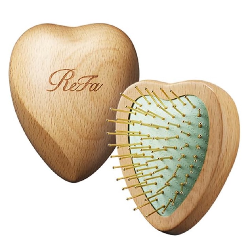 Расческа ReFa Heart Gold, wood