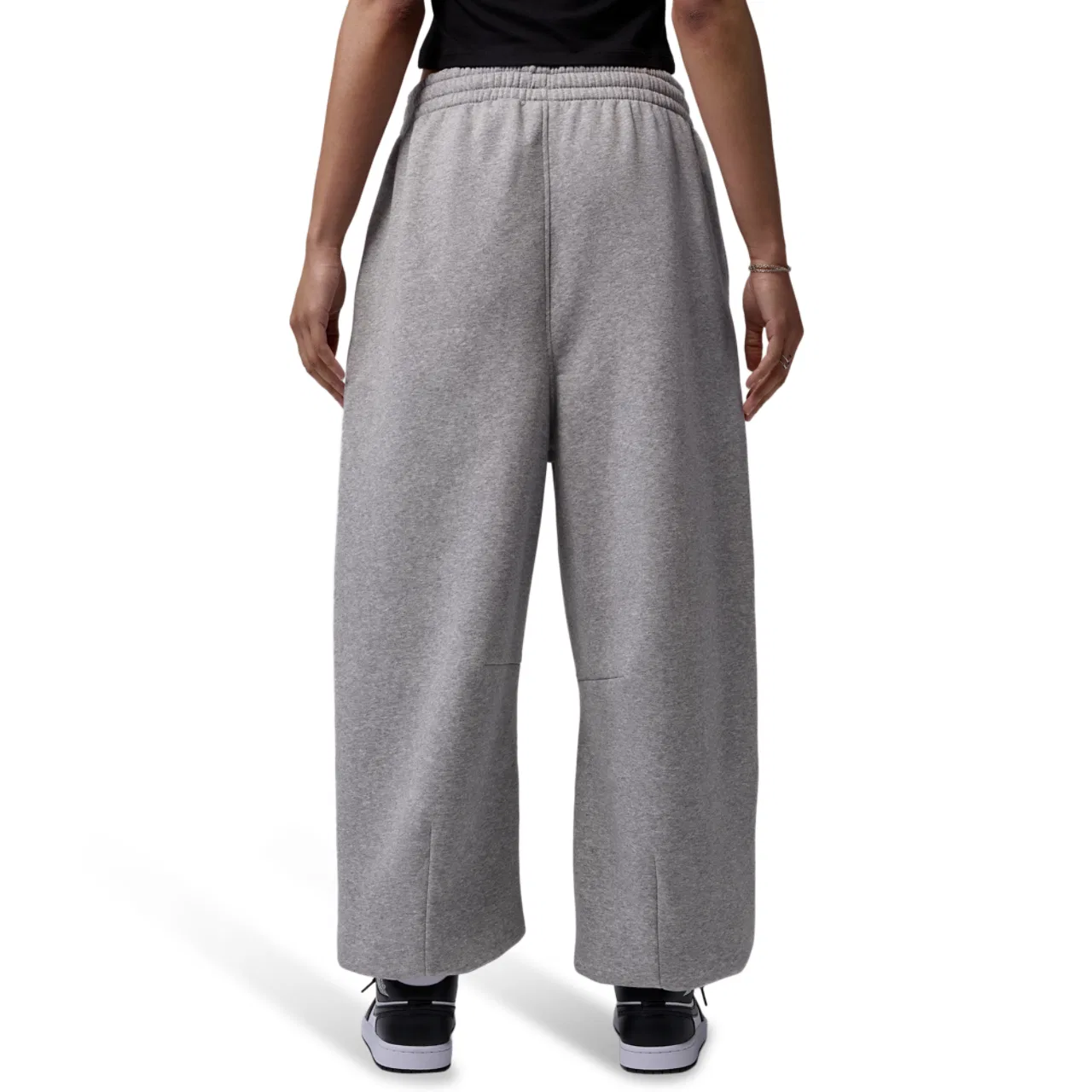Женские спортивные штаны из футера с утяжкой Jordan Brooklyn Fleece Jogger Pant BB, Dk Grey Heather — фото 2