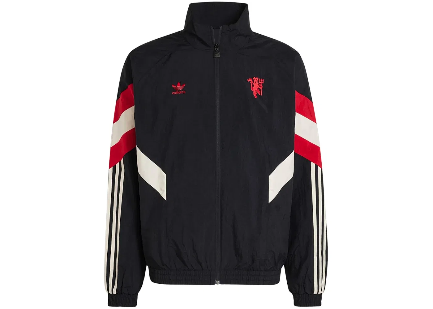 Мужская куртка с длинным рукавом Track Top Adidas, Black/Red
