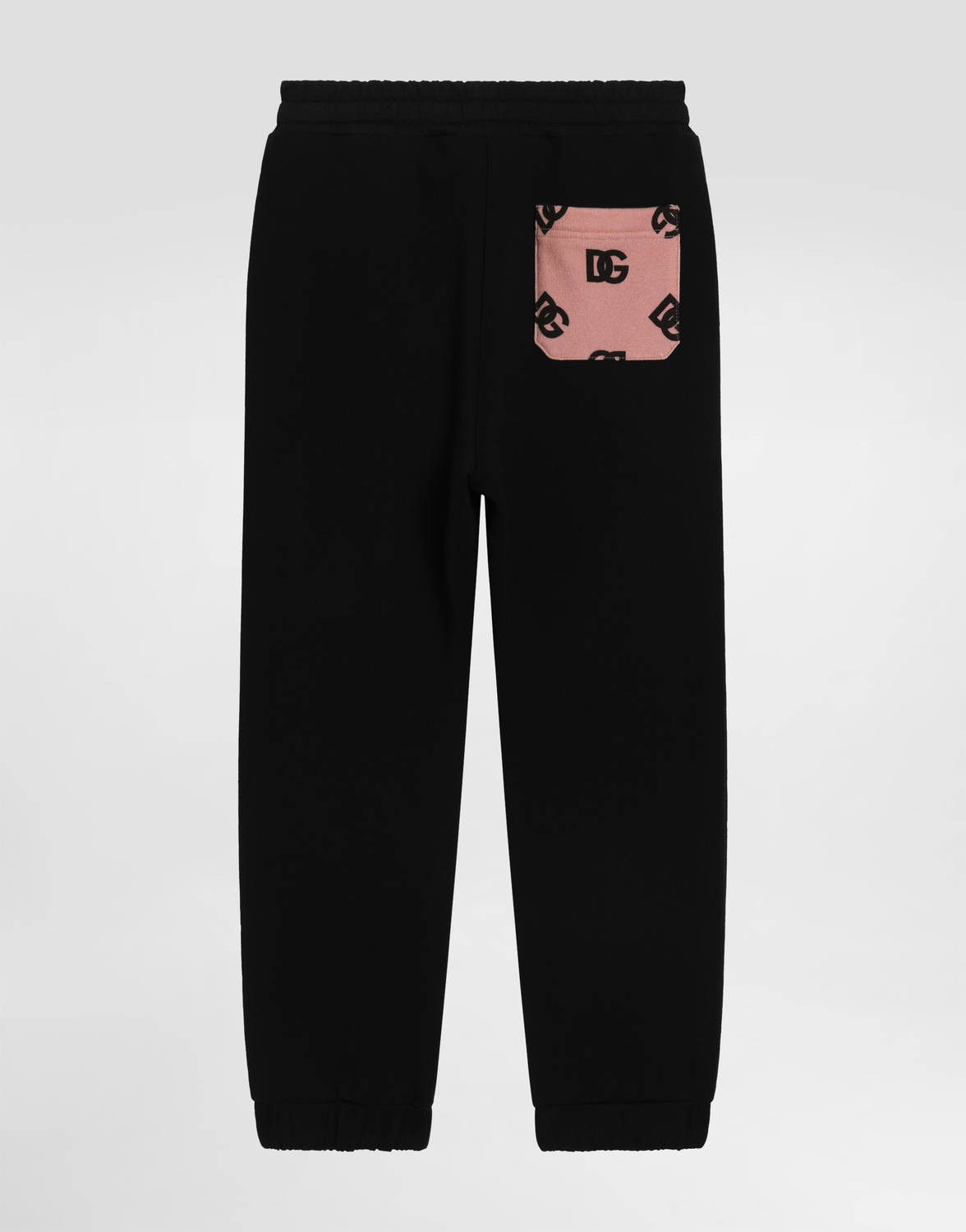 Флисовые спортивные брюки с логотипом DG Dolce&Gabbana, черный — фото 3