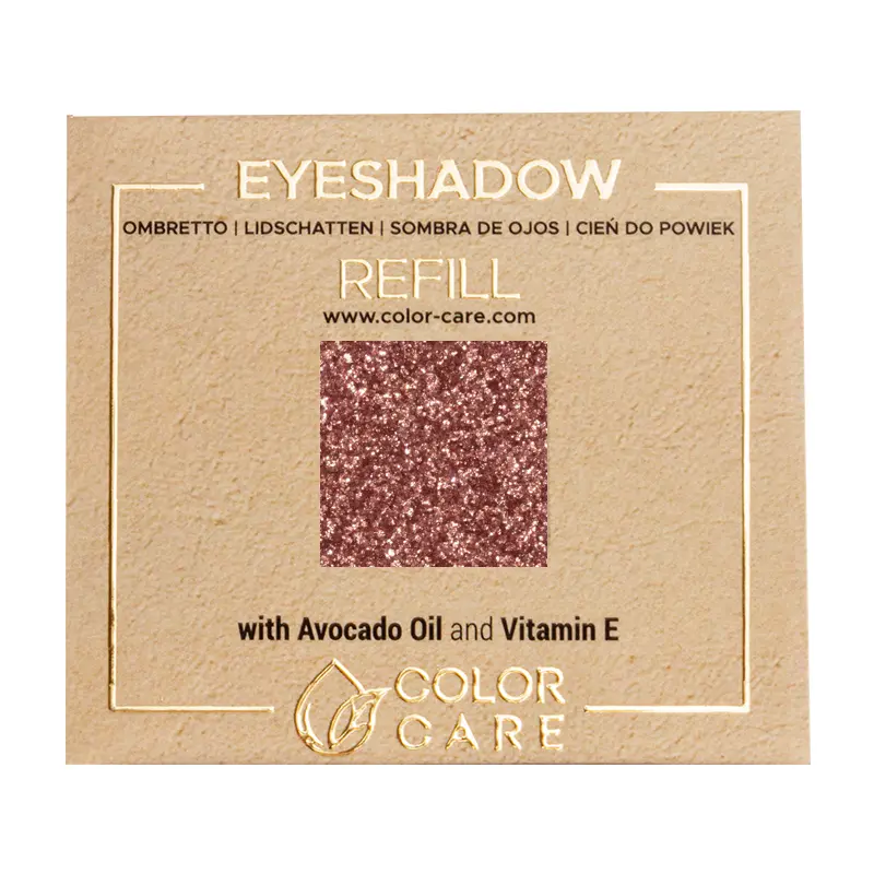 

Тени для век с веганскими блестками - тмин 015 Color Care Glitter - Pink, 2 гр