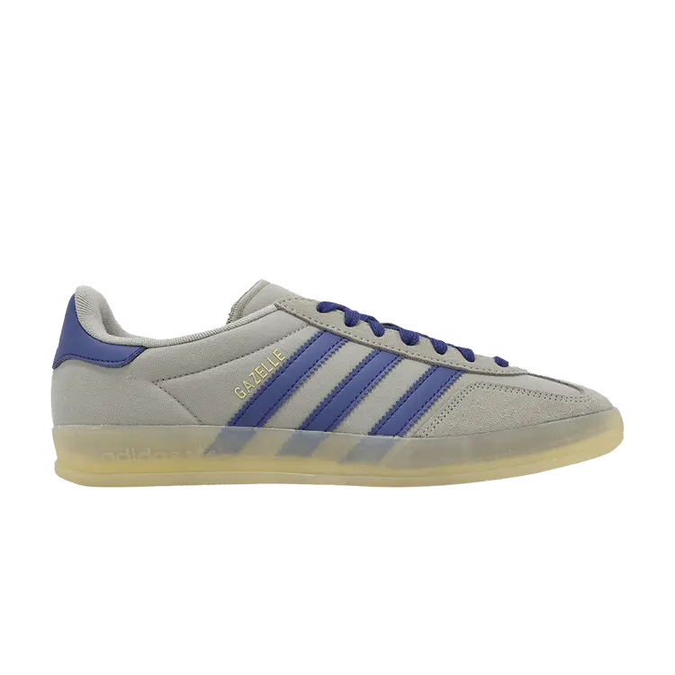 

Кроссовки adidas Gazelle Indoor 'Silver Pebble Victory Blue', серый