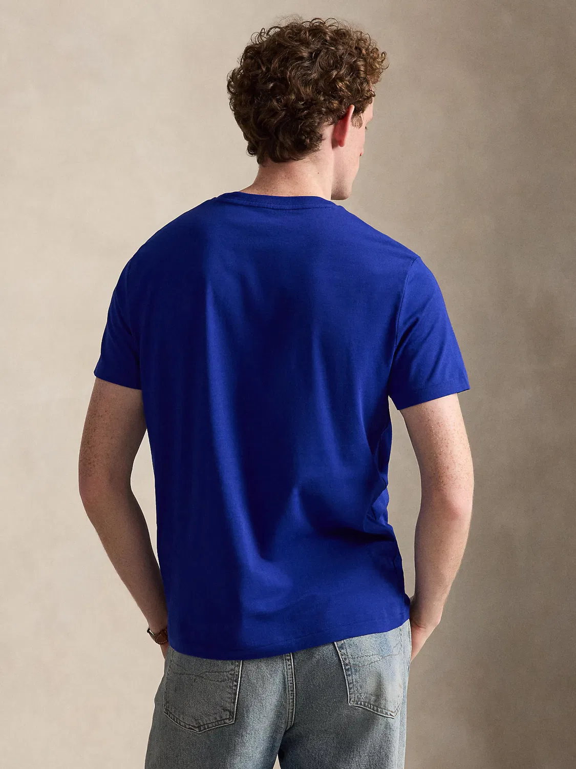 Рубашка Polo Ralph Lauren стандартного кроя синий, светло-синий — фото 3