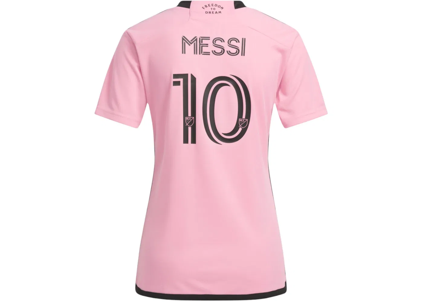 Женская футболка Inter Miami CF с круглым вырезом и коротким рукавом Adidas, Easter Pink