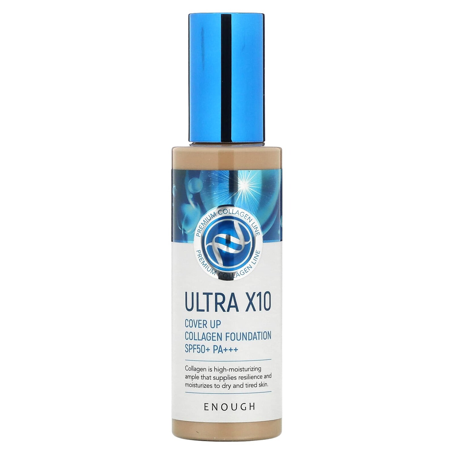 

Тональная Основа Enough Ultra 10X Cover Up SPF 50 с коллагеном, 100 г