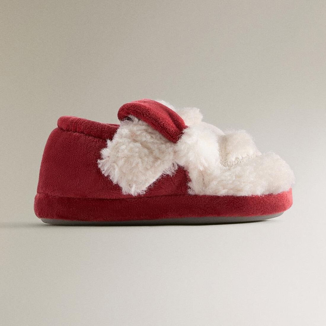 

Детские тапочки Zara Home Father Christmas, красный/белый