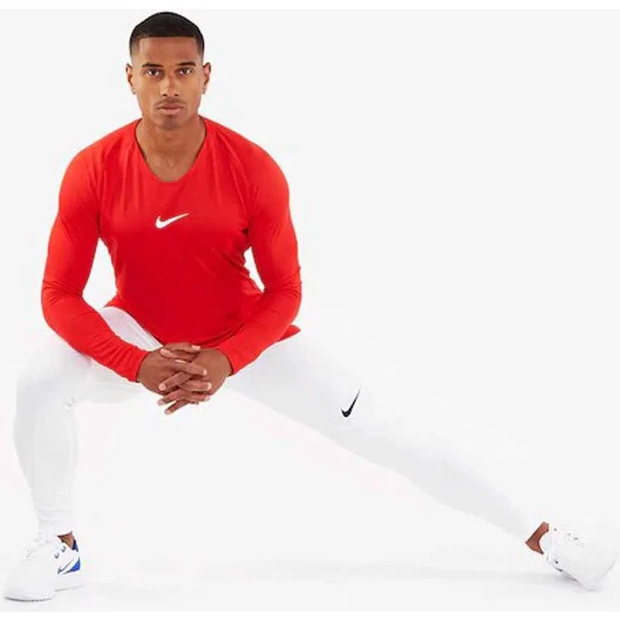 Мужской свитшот с длинным рукавом Nike M Dry Park 1stlyr Jsy Ls, Красный — фото 4