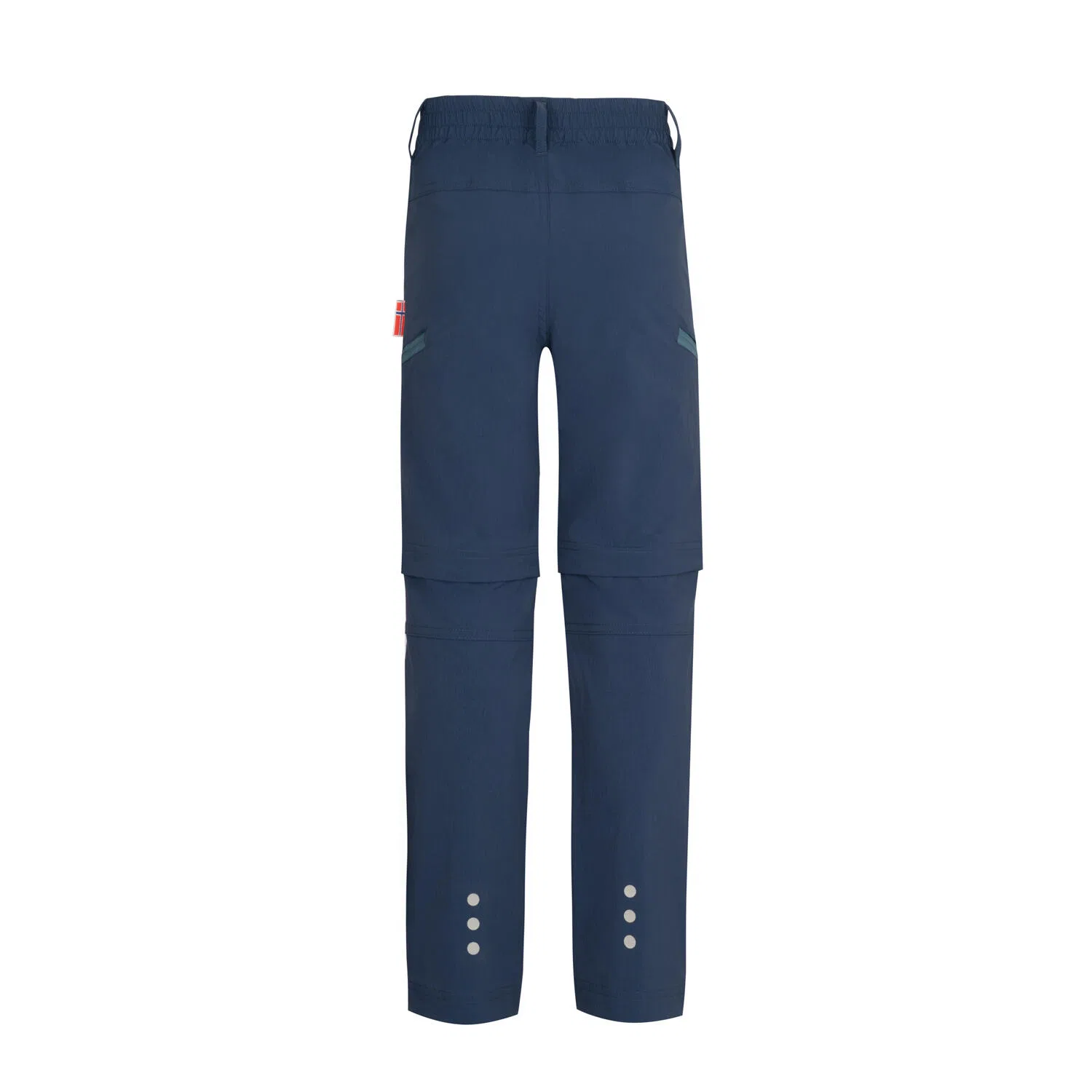 Детские спортивные штаны-трансформеры Kjerag Zip Off Trollkids, Mitternachtsindigo Blau — фото 2