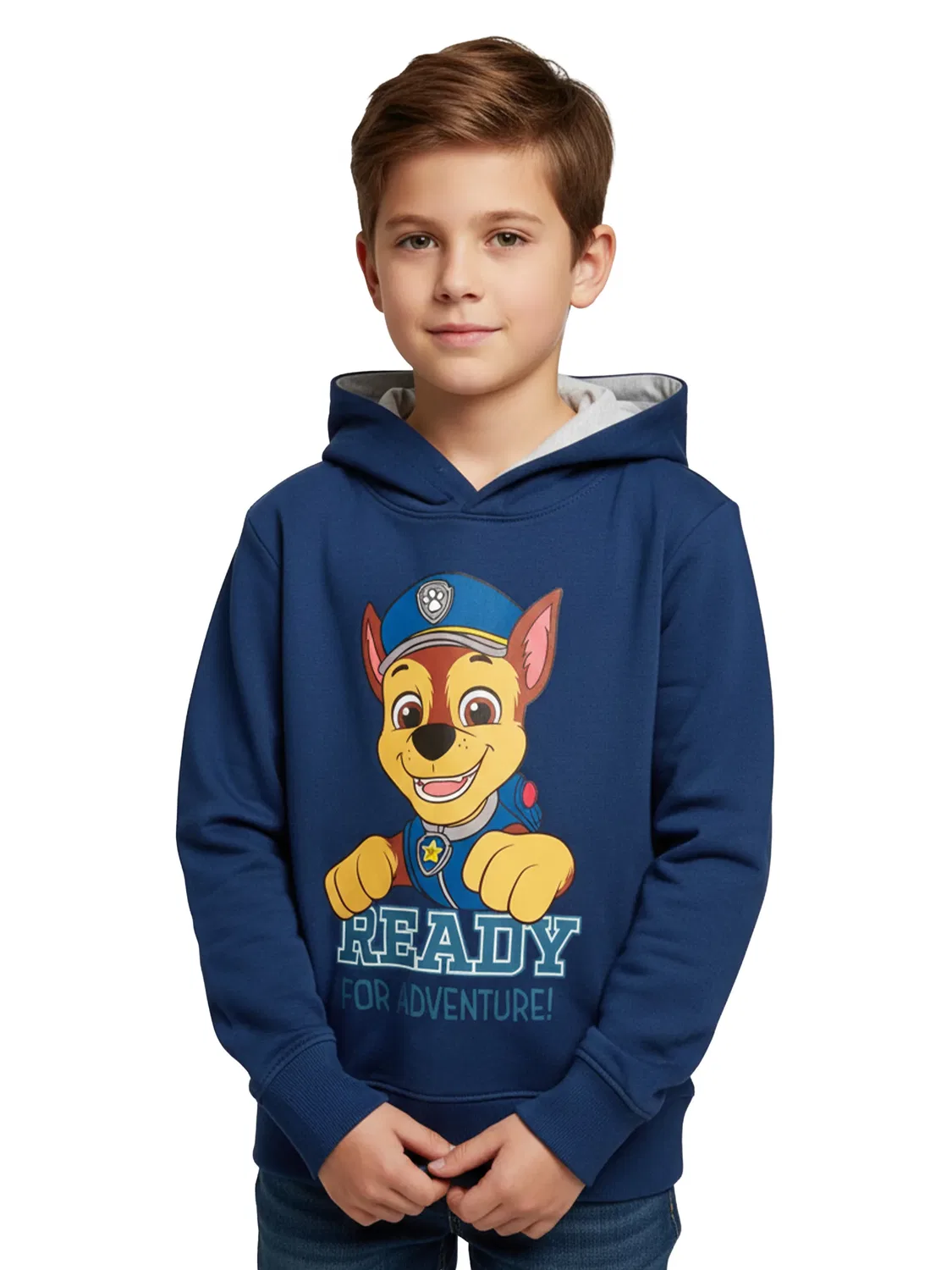 Свитшот с капюшоном с принтом Chase Adventure Paw Patrol, синий