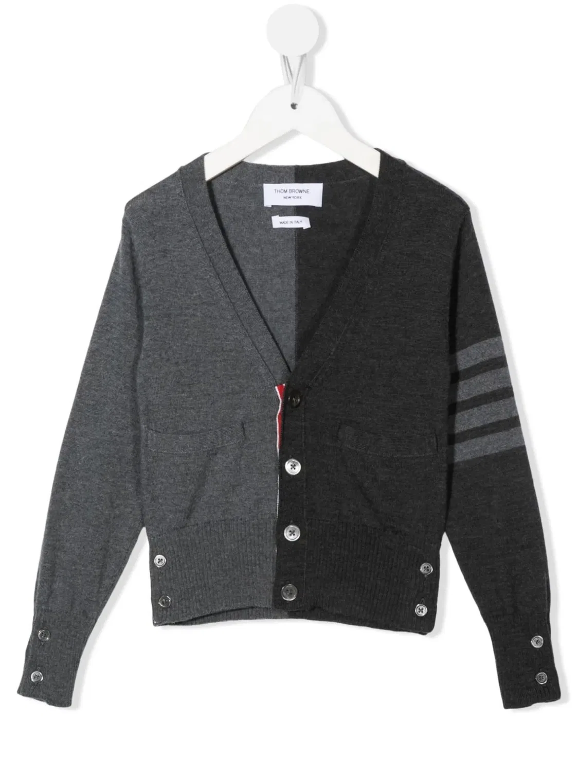 Thom Browne Кардиган из шерсти, серый