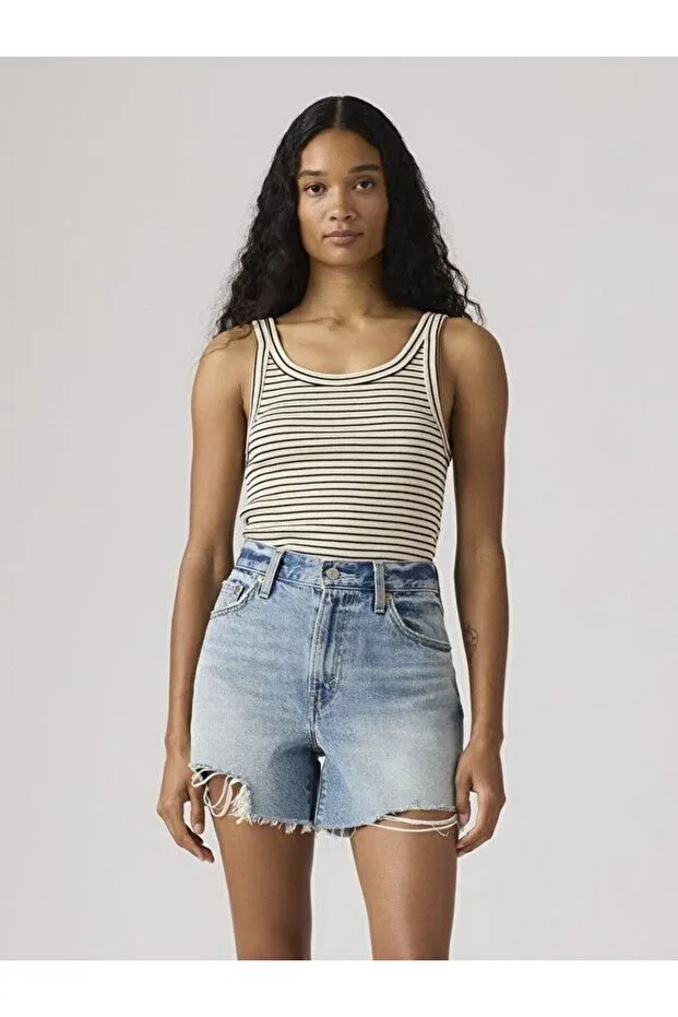 Женский топ-борцовка с полосками Levi'S, White