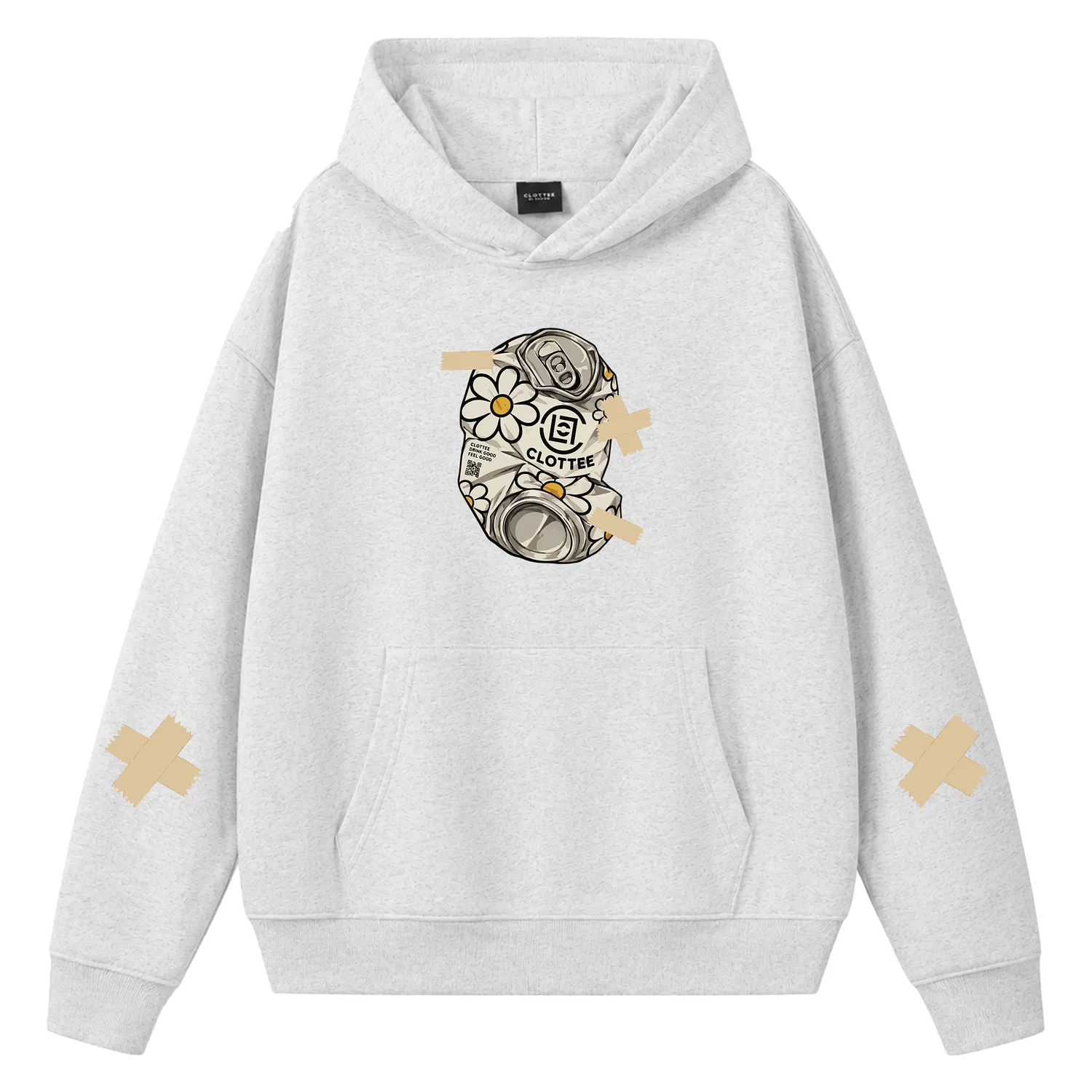 Детский свитшот с принтом CLOT X CLOTTEE, Heather Gray
