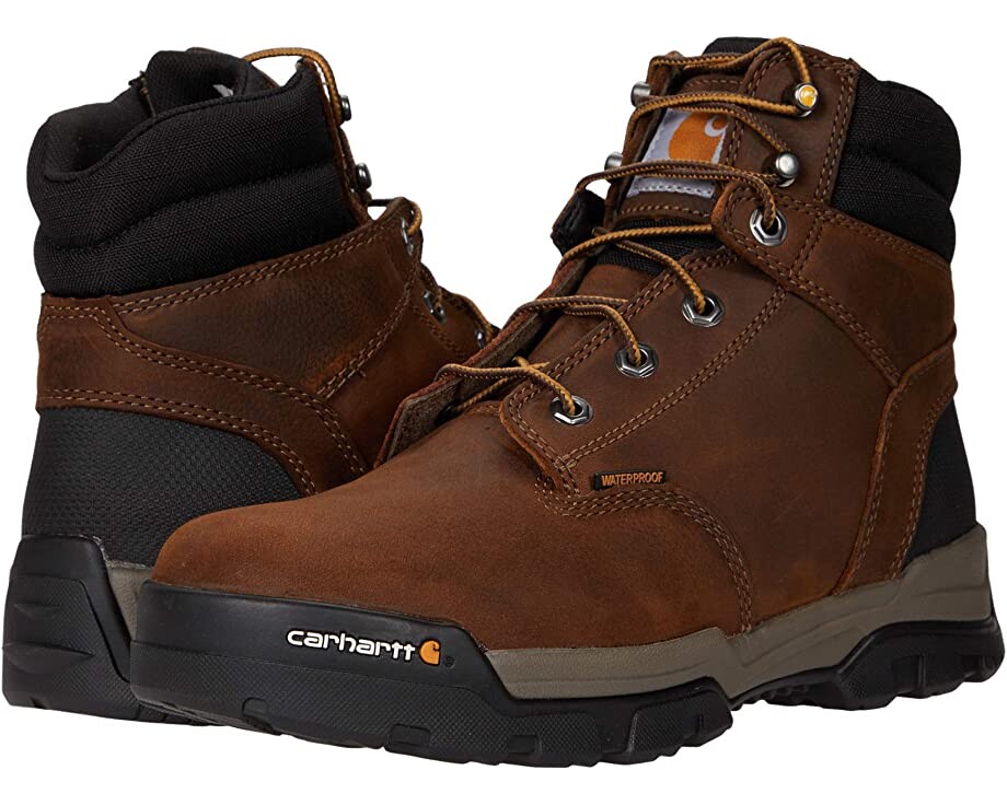 

Ботинки Ground Force 6" Waterproof Soft Toe Carhartt, бизон браун