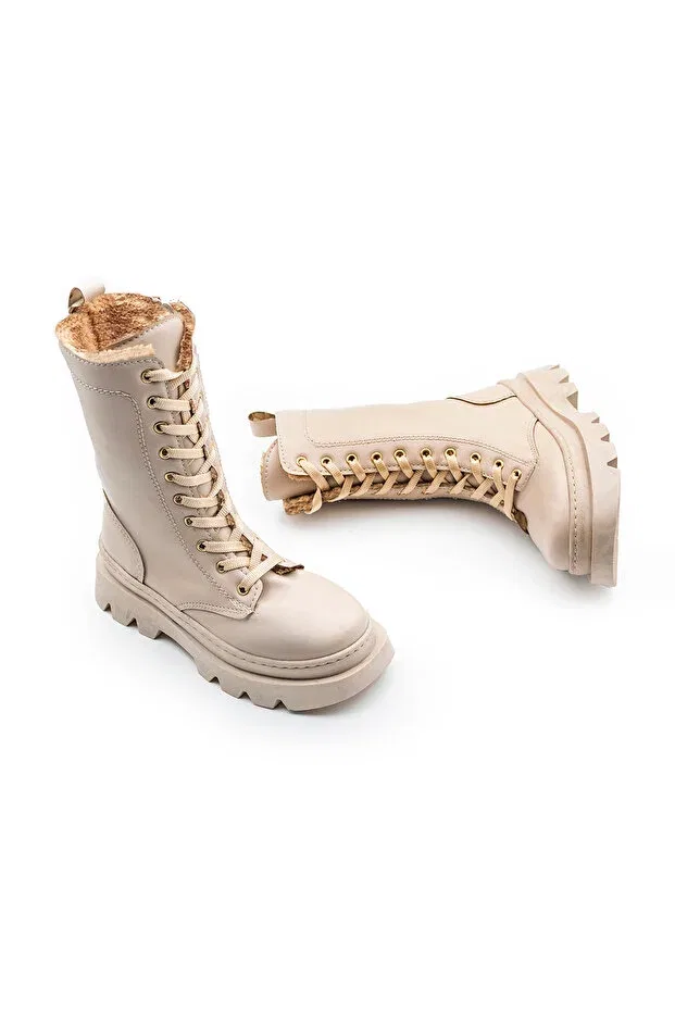 Детские ботинки для девочек водонепроницаемые Lucky Collection, Beige — фото 2