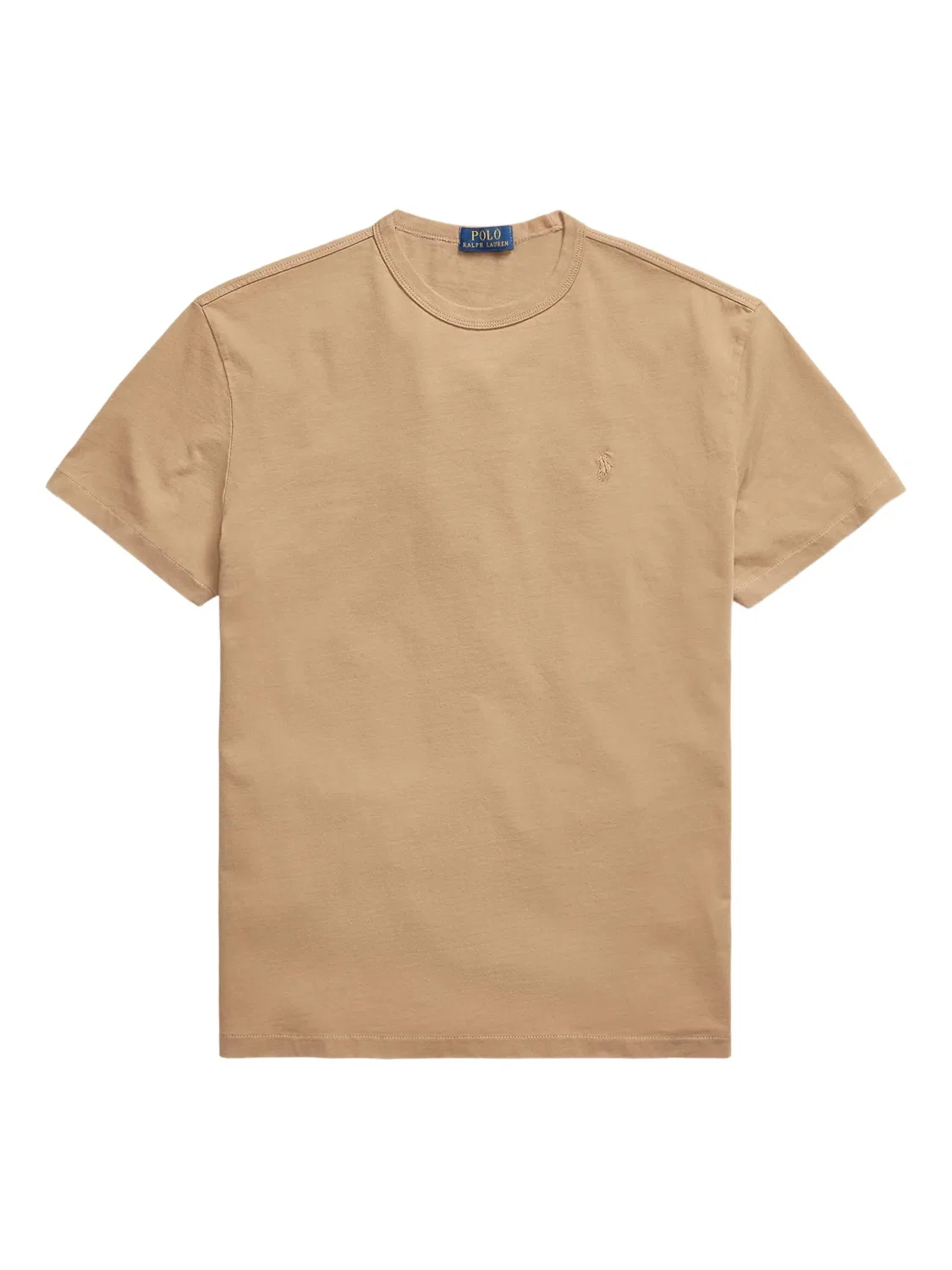 Футболка с коротким рукавом цвета хаки Polo Ralph Lauren, нейтральные