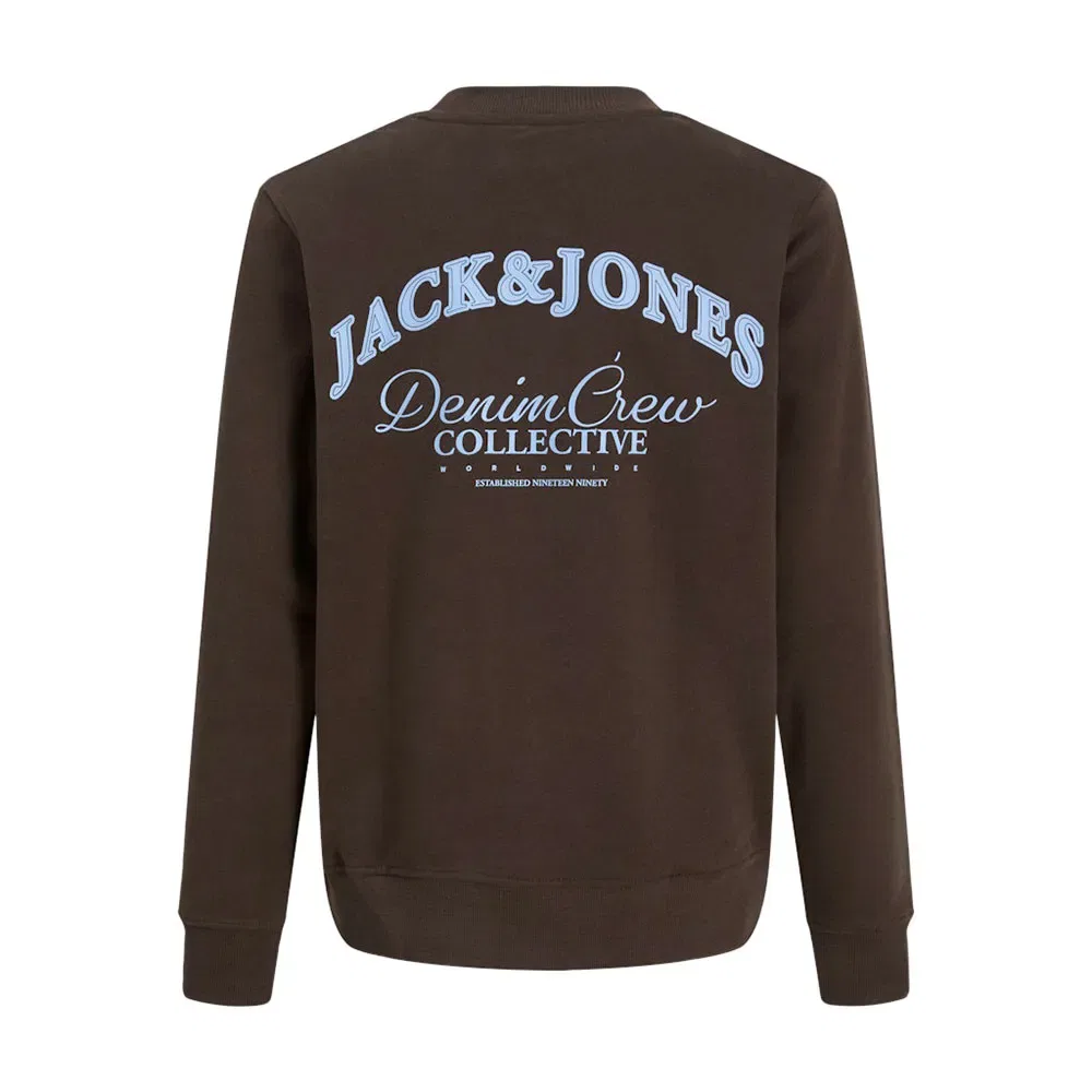 Свитшот Relaxed Jack & Jones, коричневый — фото 2