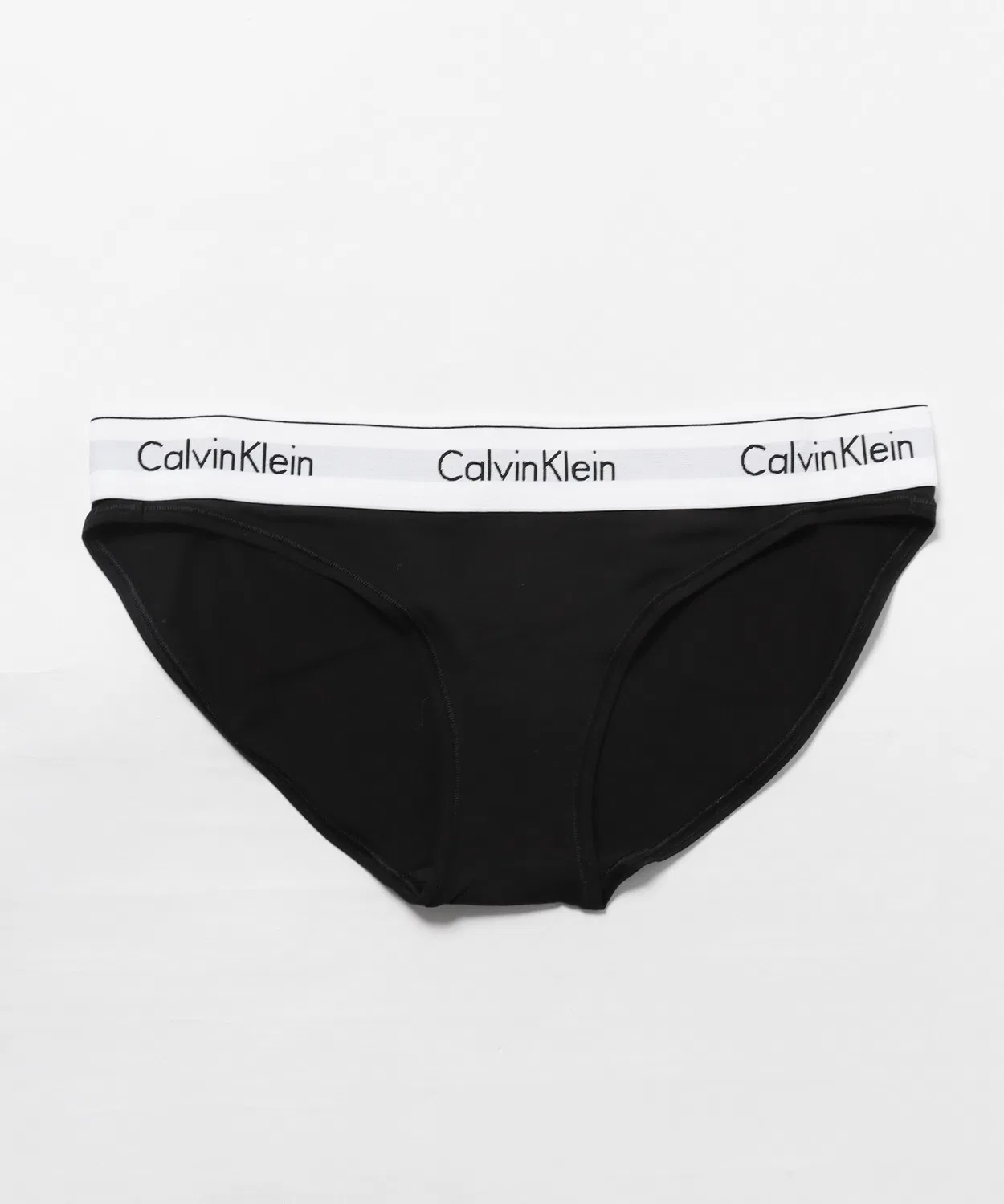 Женские хлопковые трусы-слипы с логотипом Calvin Klein, Black