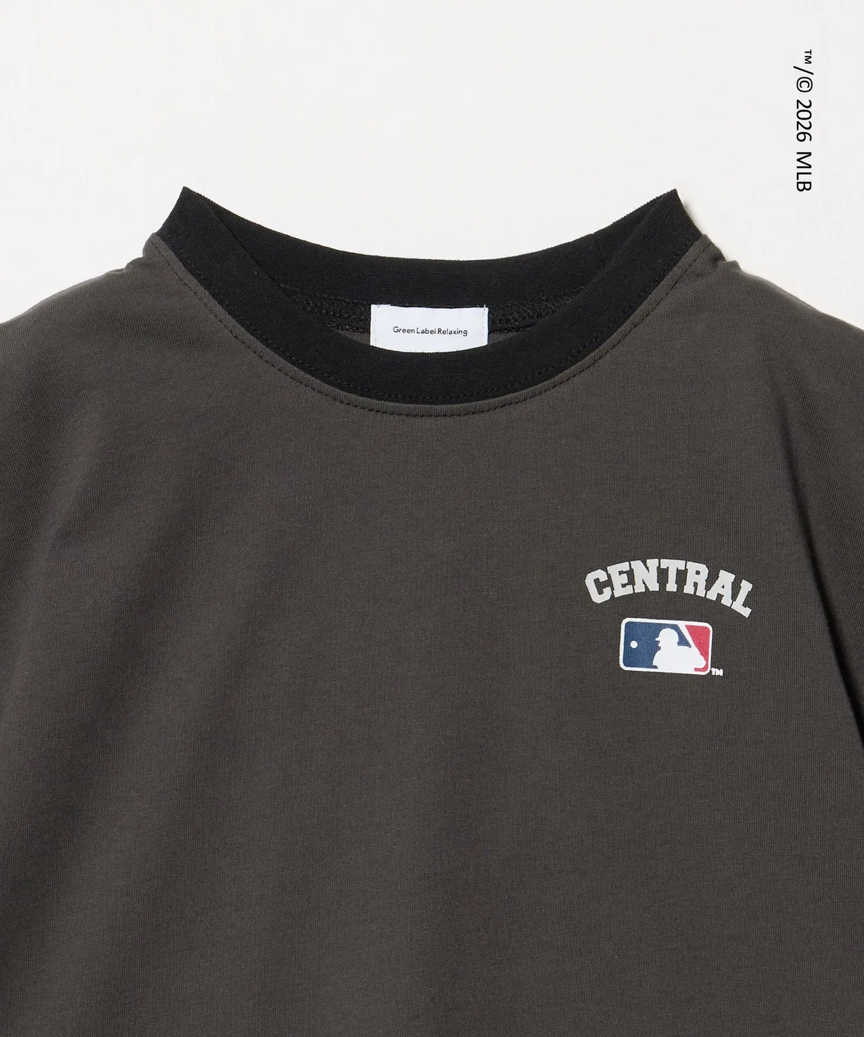 Green label relaxing Детская футболка с принтом MLB — фото 3
