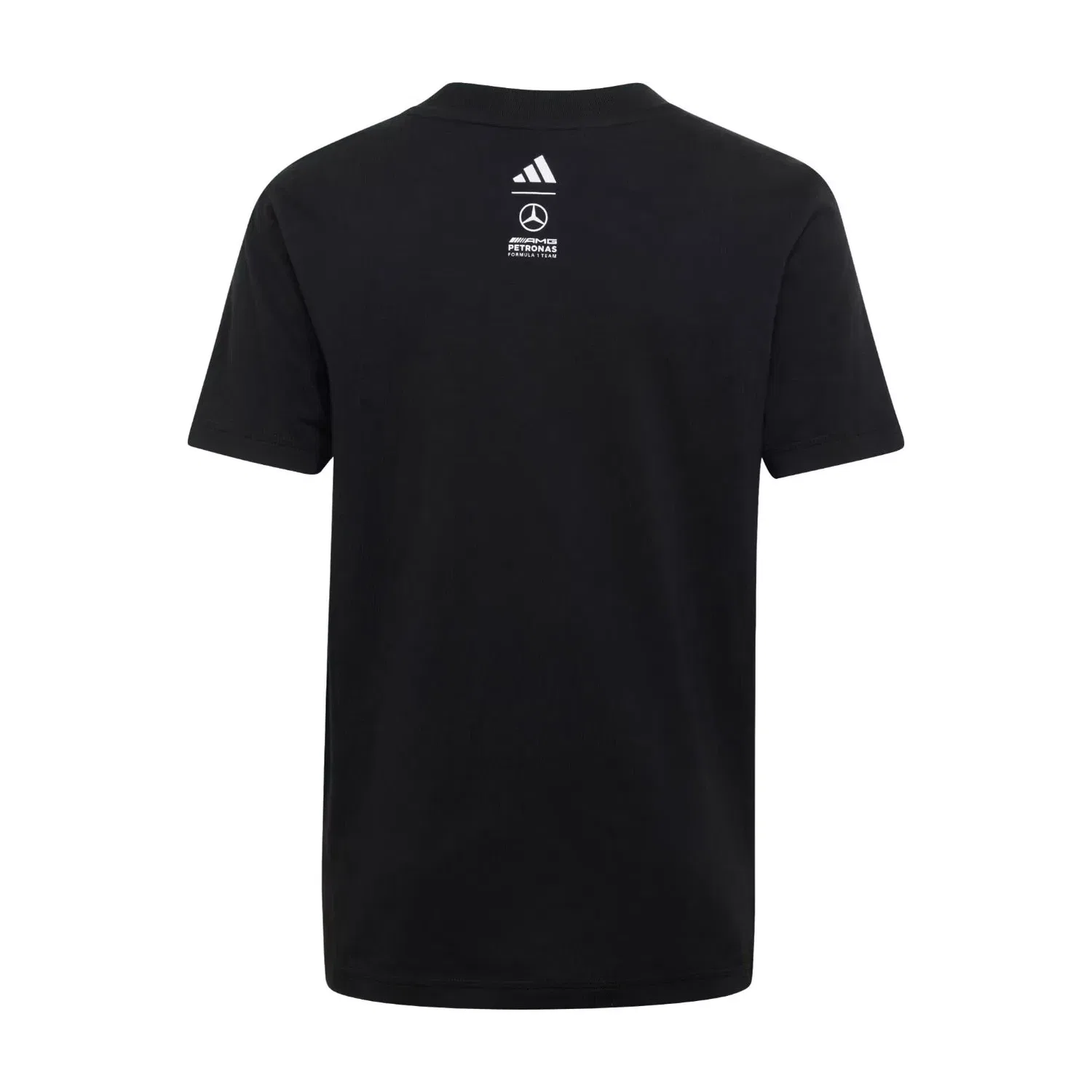 Мужская футболка с принтом George Russell Adidas, черный — фото 2