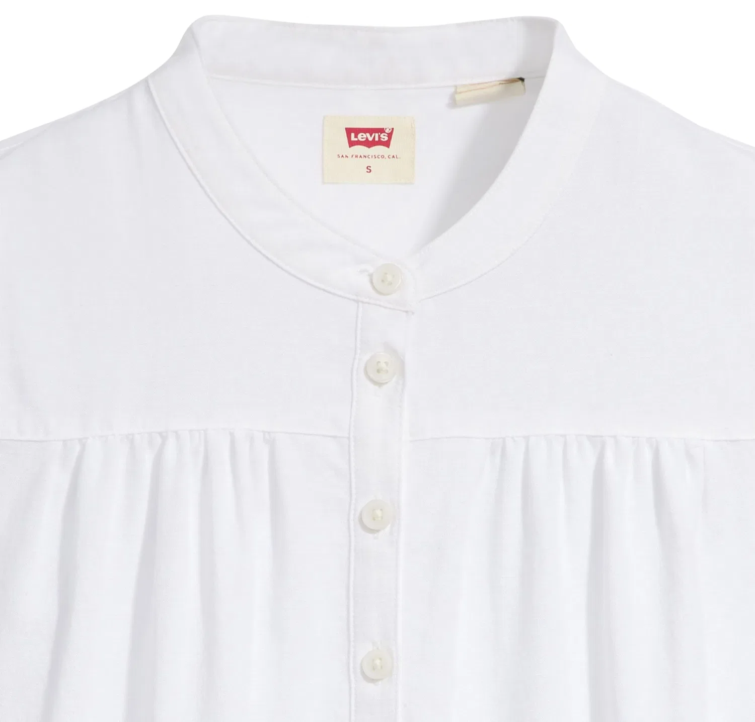 Женская футболка с коротким рукавом Jace Shortsleeve Levi's, Bright White — фото 4