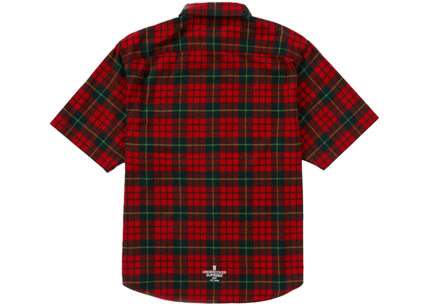 Мужская рубашка с принтом Flannel Shirt Supreme, Red Plaid — фото 2