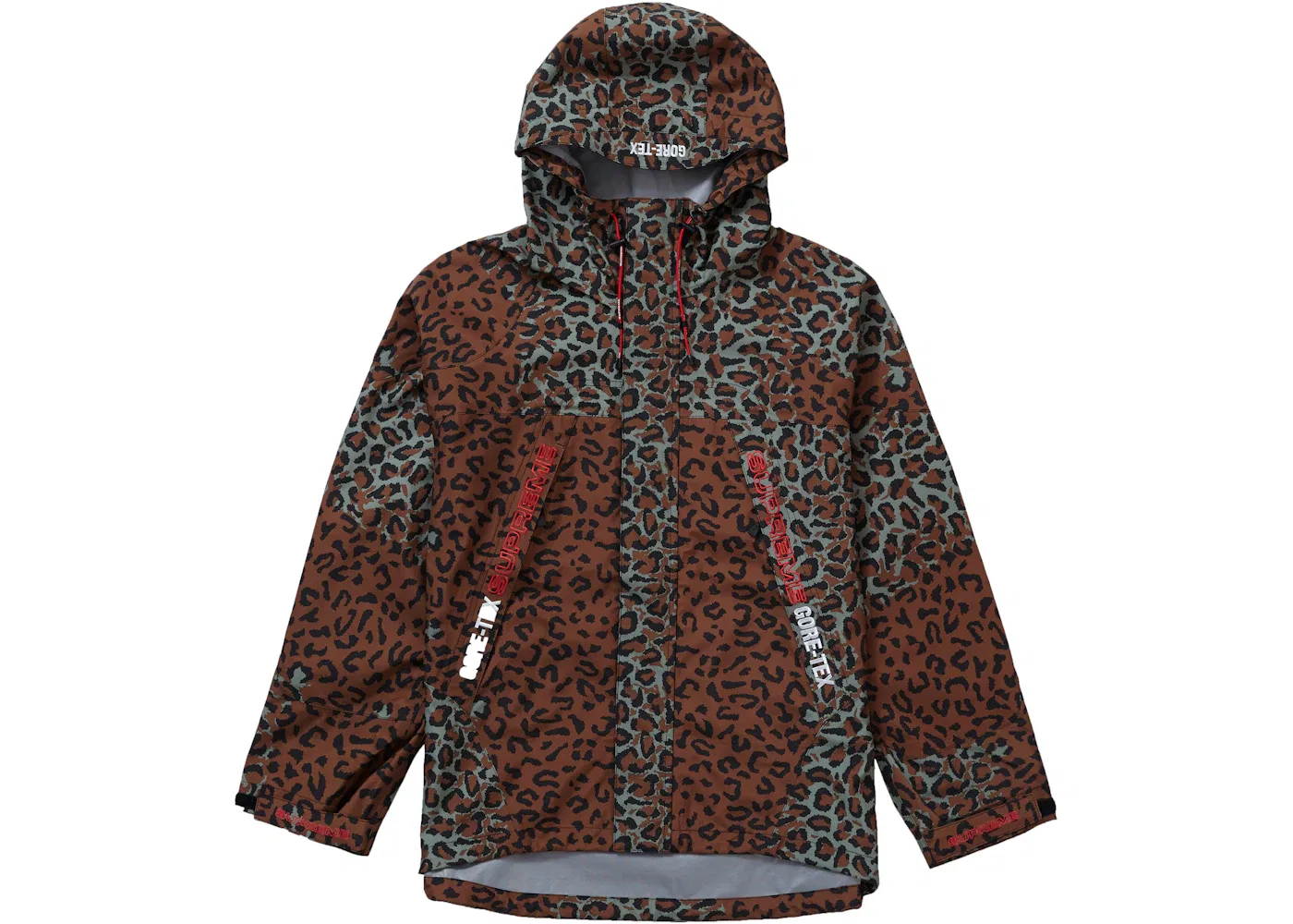 Мужская куртка с принтом Supreme Leopard