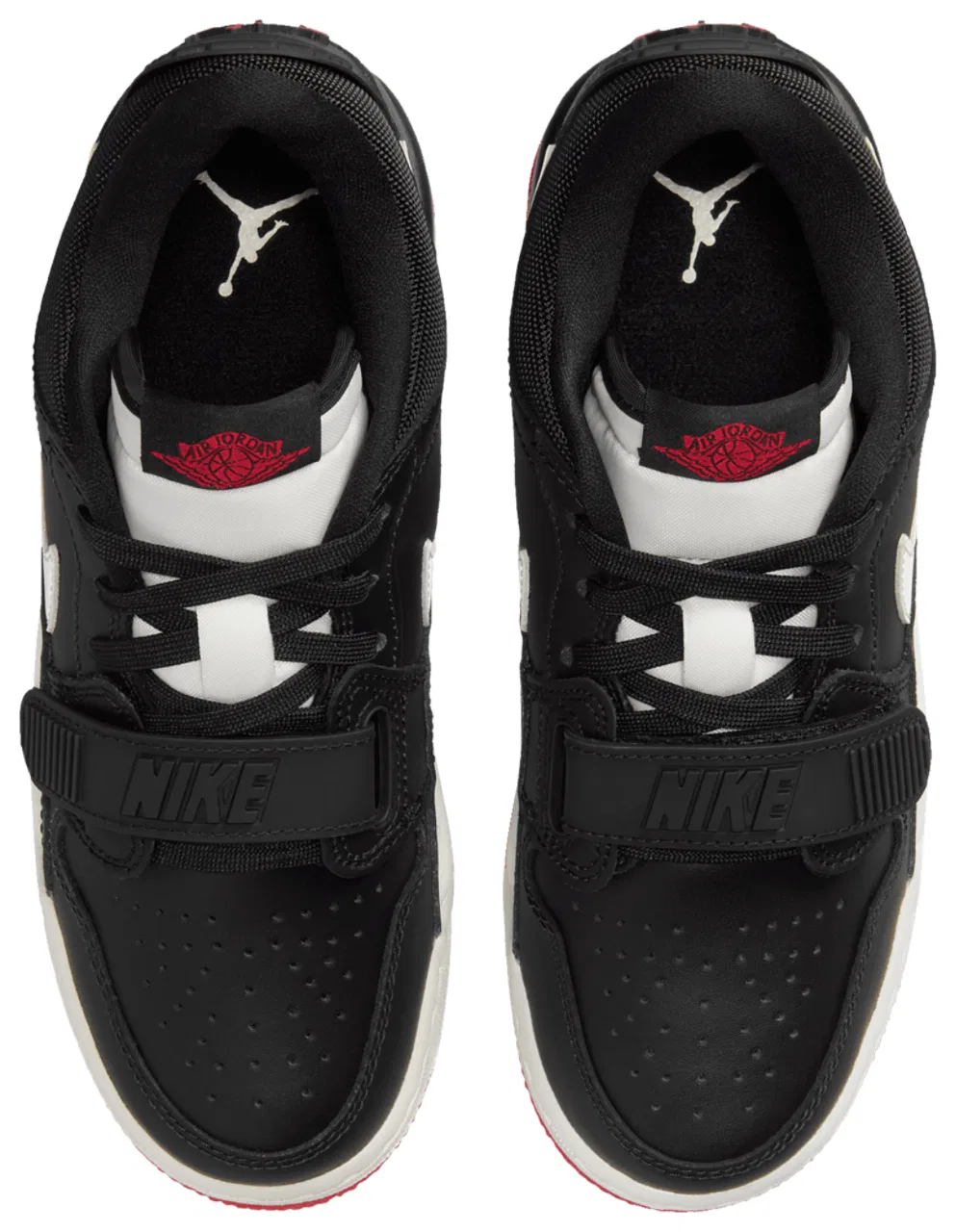 Кроссовки для мальчиков Legacy 312 Low Jordan, цвет Black/Sail/Red — фото 4